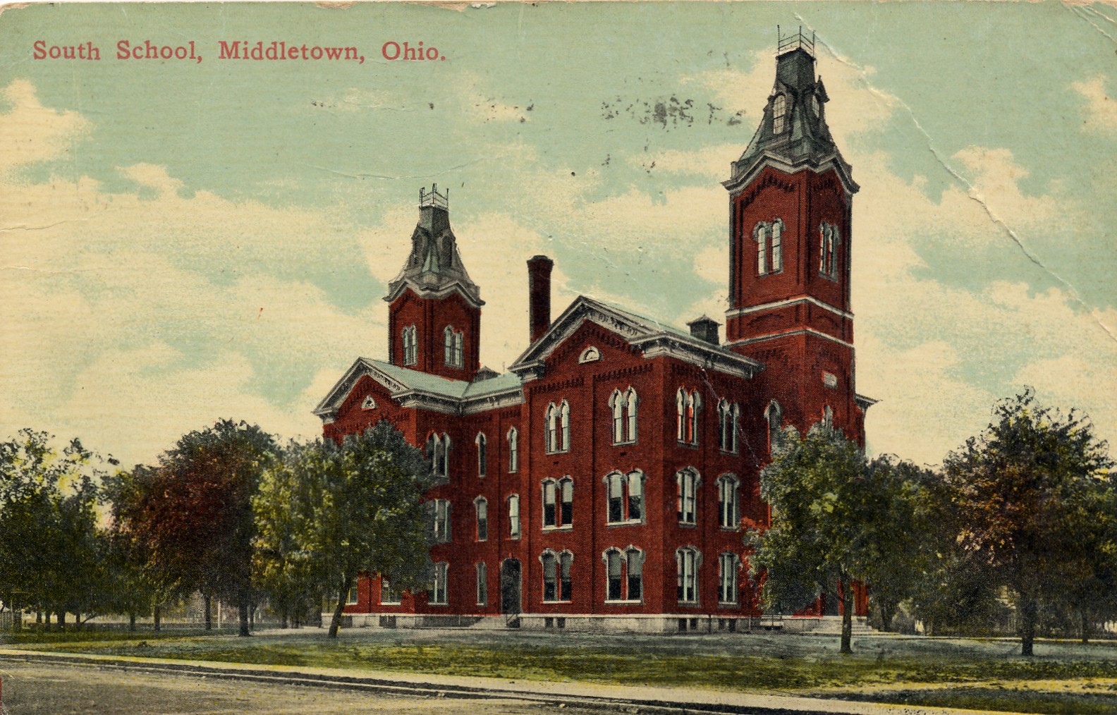 North School, built in 1891, was located at the corner of N. Main & Man...